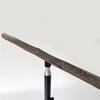 Supporto con Perch per Uccelli Treppiede Costruzione in Legno Naturale Design Retrattile Regolazione Altezza Strumento di Addestramento per Pappagalli