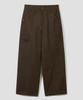 AGOD Side Cut Pocket Peachskin Cotton Pants [Brown]