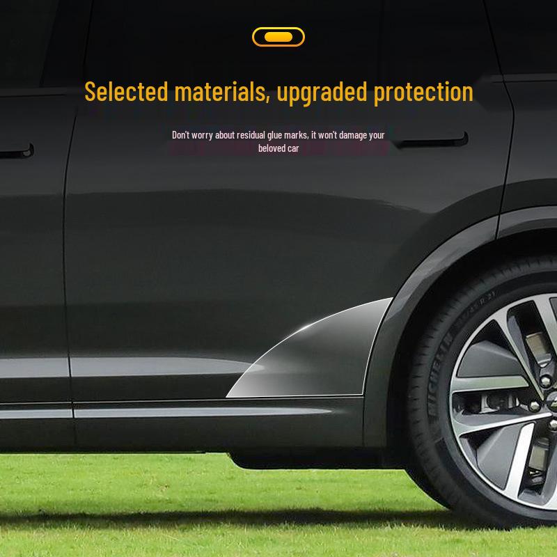 Ideal L7 Car Door Protection Stickers: Custom-Cut TPU Transparent Film for Door Triangle Area.