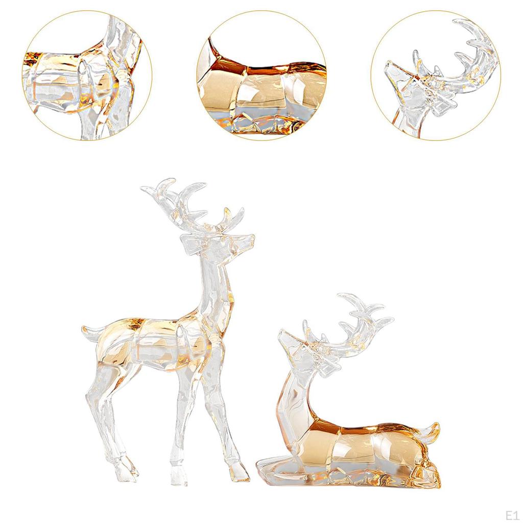 Acryl-Tierfigur Hirsch-Ornament für die Tischanzeige im Büro