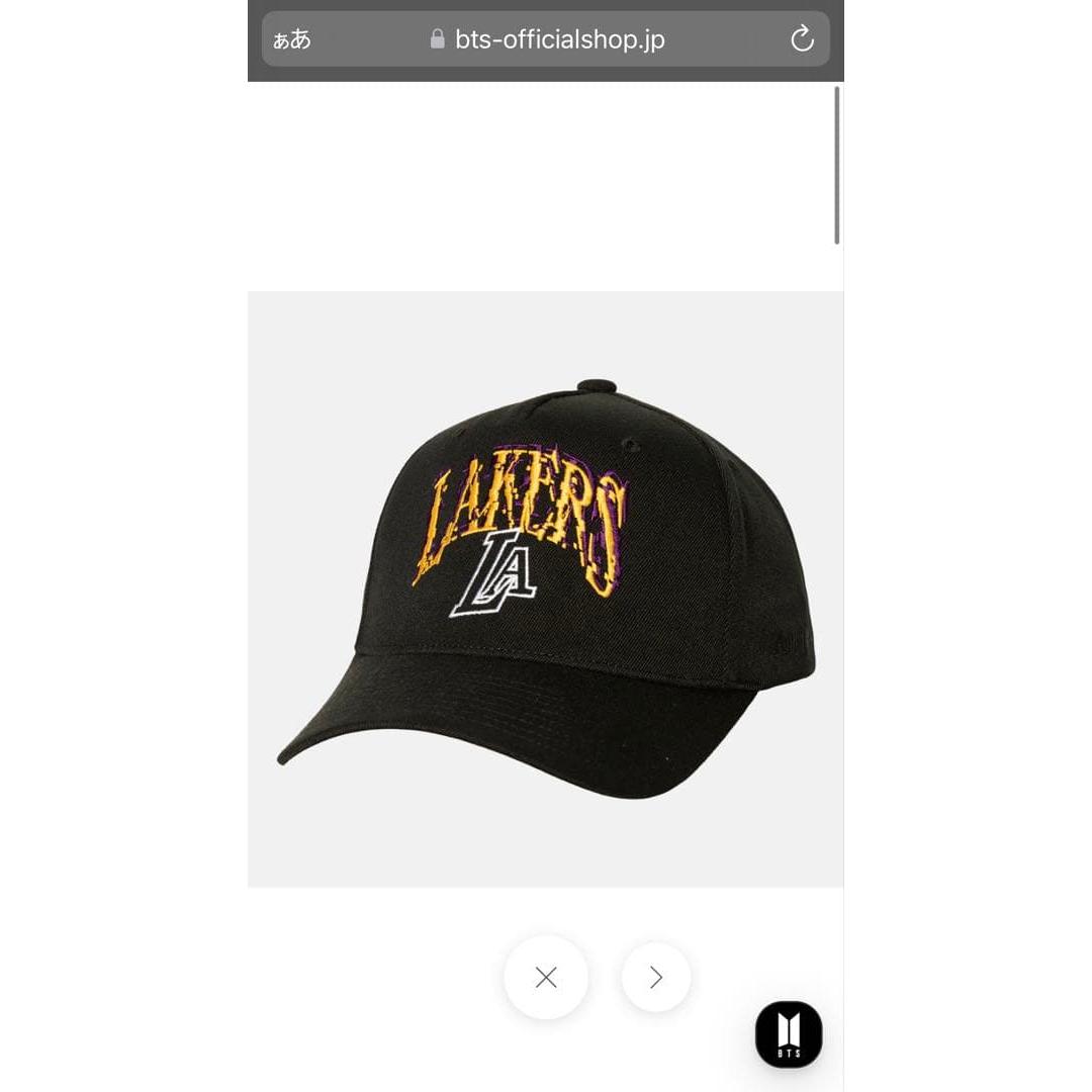 Used NBA SNAPBACK LAKERS BTS SUGA collaboration