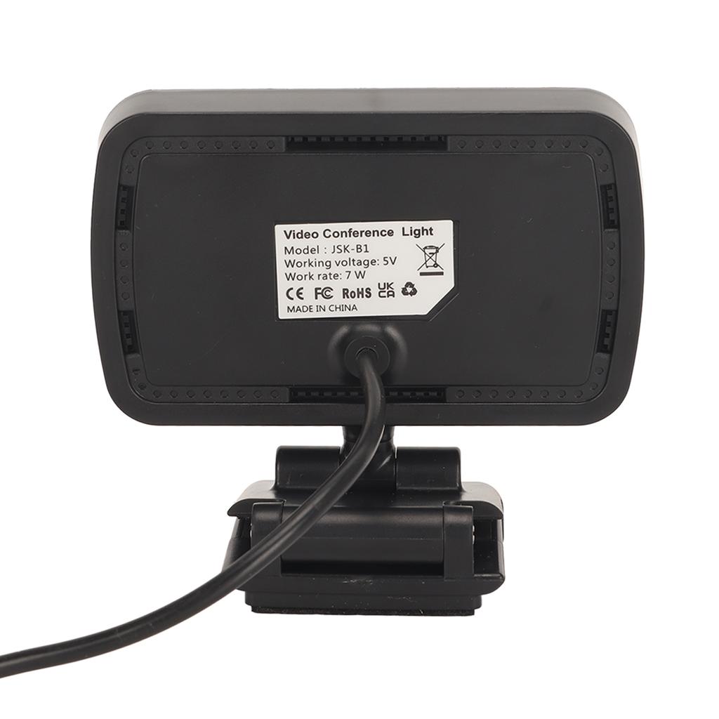 Webcam Light USB 3 Light Colors 10 Dimming Modes Flexible Rotatable Mini Video Light for Laptop Meet