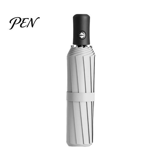 Travel Umbrella Automatic Folding with Carabiner Handle, UV Rain Protection Rainproof Umbrella, Windproof Portable for Women Men Easy Open Close