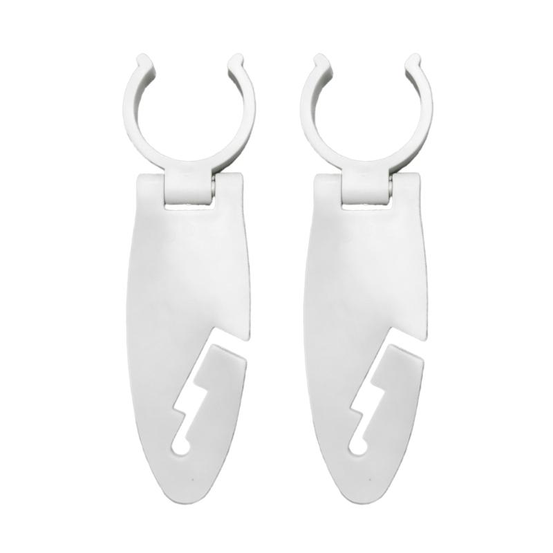

2pcs Plastic Holder for Various Kayak Stand Up Paddle Board Clips Fixing Clamps Paddle Board Accessory Easy Installation белый