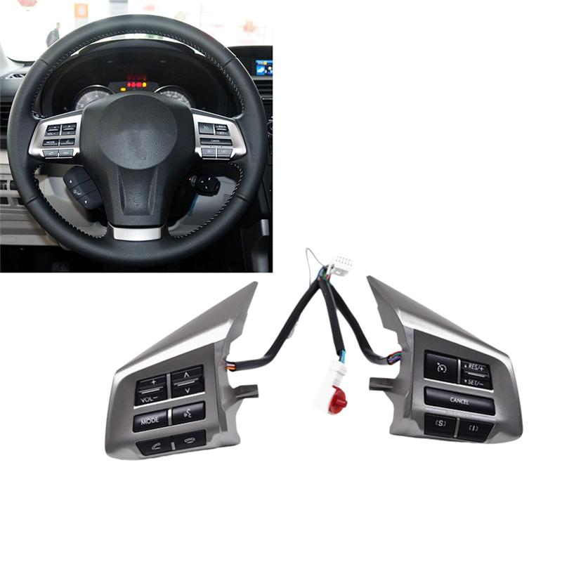 Car Steering Wheel Volume Adjustment Switch Cruise Control Button 83154AJ180 For Subaru Legacy Outback 2012-2014