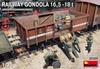 MiniArt Scale German Army Gondola Freight Car with 5 Plastic MA35296 1/35 16.5-18t Soldiers, Model,