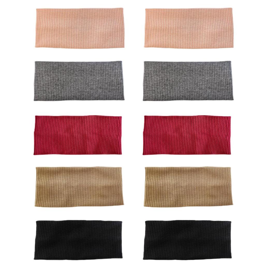 Solid Color High Elastic Sports Headband - Fashionable & Versatile Hair Accessory