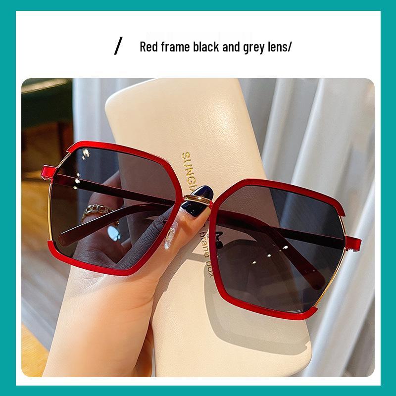 

Новые Роскошные Женские Солнцезащитные Очки Высокого Класса - Утончающие Большое Лицо, Защита от УФ-лучей