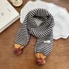 Thick Warm Knit Knit Striped Scarf Striped Pattern Toddler Scarf  Winter Outdoor Play