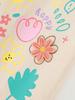 Toddler & Young Girls' Floral Short-Sleeve T-Shirt, European & American Style, Round Neck, Safe B Class