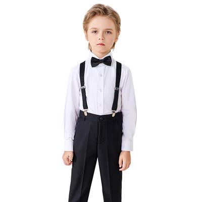 Completo formale con bretelle da ragazzo Romon