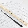 Ibasenice Cleaning Rod for Wind Instruments (Trumpet, Trombone, Euphonium, Flute, Piccolo) - Cleaning and Maintenance - ABS Plastic - Black - 26cm
