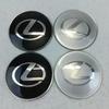56/60/65MM Metal Alloy Car Logo Wheel Center Hub Cover Sticker with Radian Tire Rim Decoration Modified Decals Accessories