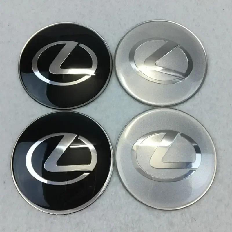 56/60/65MM Metal Alloy Car Logo Wheel Center Hub Cover Sticker with Radian Tire Rim Decoration Modified Decals Accessories