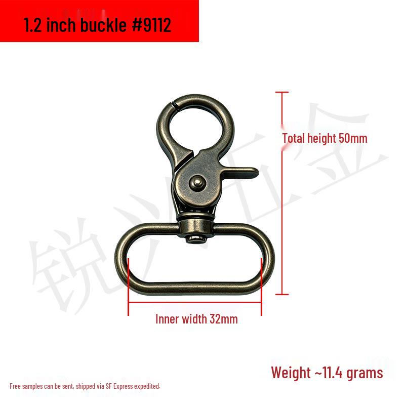 Alloy Pet Hook Metal Dog Buckle Chain Leather Belt Buckle Spring Hook