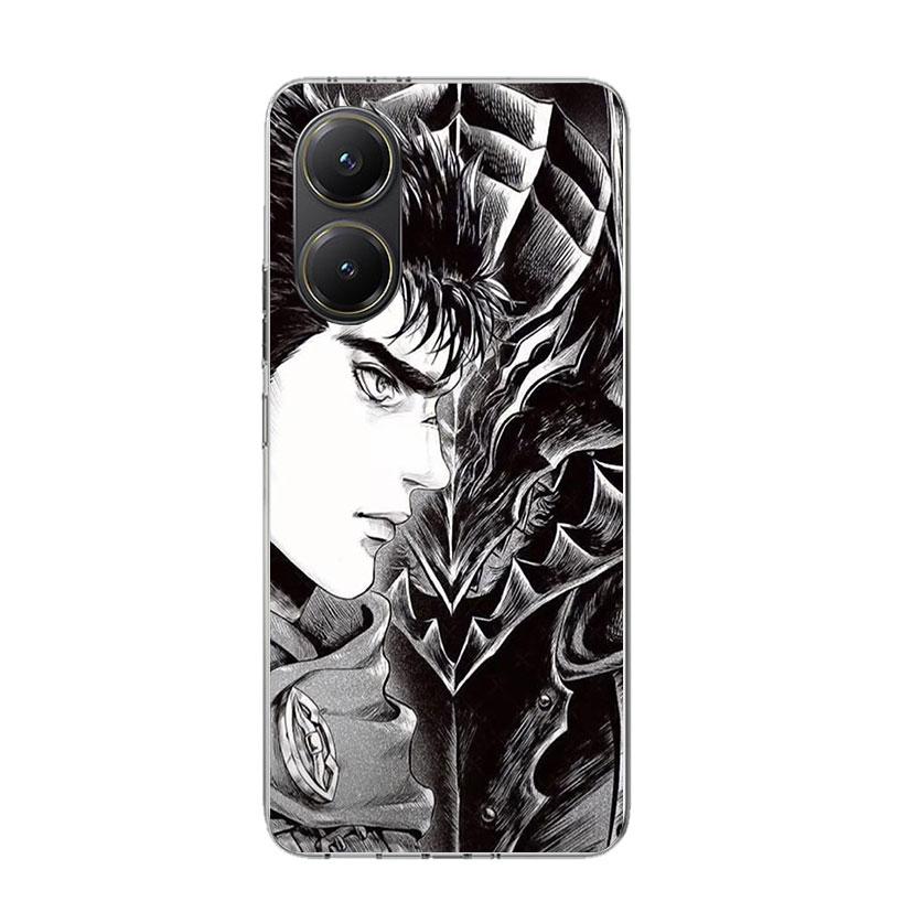 Schwarz Weiß G-Guts B-Berserks Handyhülle Für Xiaomi Poco X7 X6 X5 Pro F7 Ultra Redmi 15C 15 13 13C 12 12C 10 10A 10C 9 9A 9C 9T