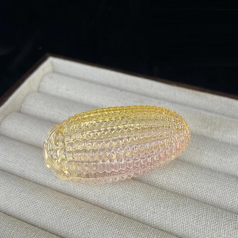 Kryształowy Realistyczny Sztuczny Kukurydza DIY Fałszywe Warzywo Symulacja Jedzenia Dekoracja Imprezowa Rekwizyt Fotograficzny Dekoracja Domu Restauracji