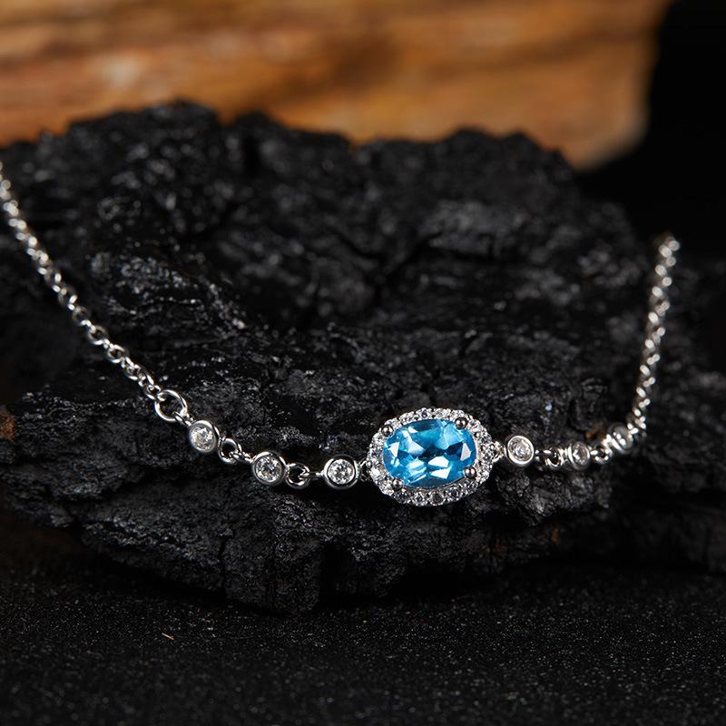 Color Treasure Jewelry Natural Garnet Topaz Peridot Citrine Bracelet Women