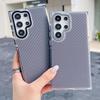 Business Transparent Carbon Fiber Case for Samsung Galaxy S26 S25 S24 S22 S23 S21 Ultra Plus FE A05S A15 A24 A25 A34 A35 A54 A55