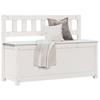 VidaXL Bench Living Room Seat Entryway Bench Storage Bench Living Room Furniture Home Interior White 110x41x76.5 Cm 823555