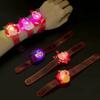 3PCS Plastic LED Light Up Bracelets Adjustable Glowing Wristbands Childrens Toys  Carnival Event