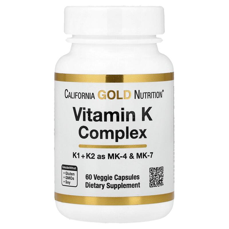 Vitamin-K-Komplex, 60 pflanzliche Kapseln