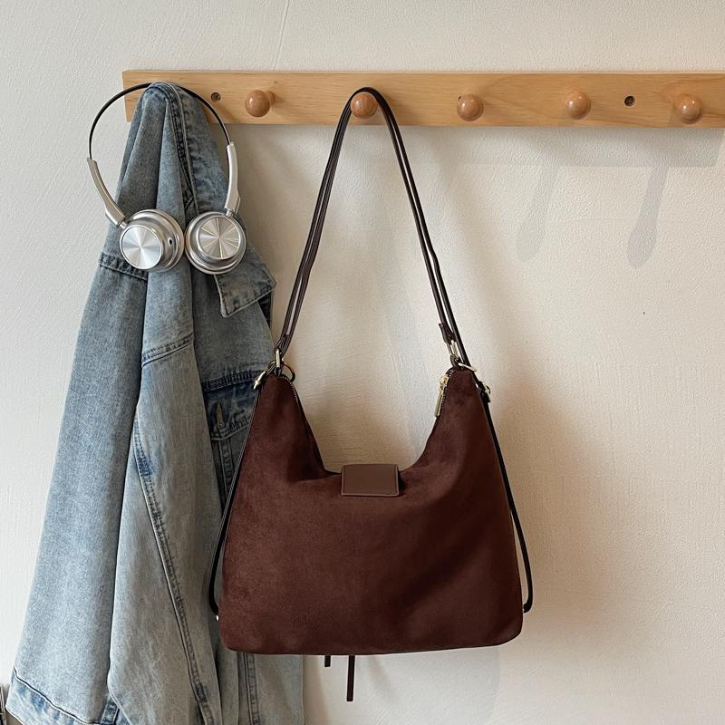 Large Capacity Faux Suede Women's Crossbody Bag Casual Versatile Delicate Crossbody Bag 2026 High Quality Ccise Shoulder Bag