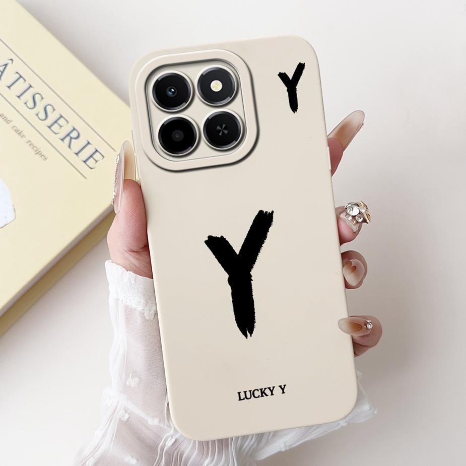 For Honor X6C Case NIC-LX1 NIC-LX2 NIC-LX3 Cute Lucky Letters Cover Soft TPU Phone Case For Honor X6c X 6c HonorX6C Fundas Coque