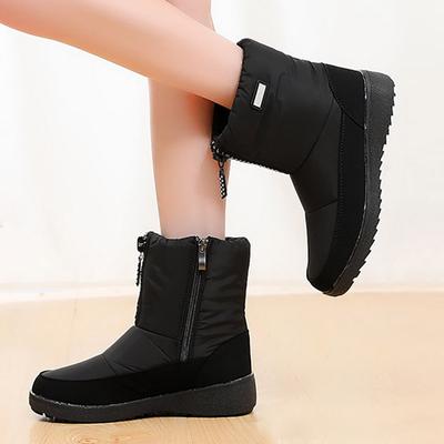 Women Boots 2024 New Winter Boots With Platform Shoes Snow Botas De Mujer Waterproof Low Heels Ankle Boots Female Women Shoes