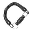 Magnet Clip Metal Fishing Net Magnetic Release Holder Retractor Hanging Buckle with Lanyard