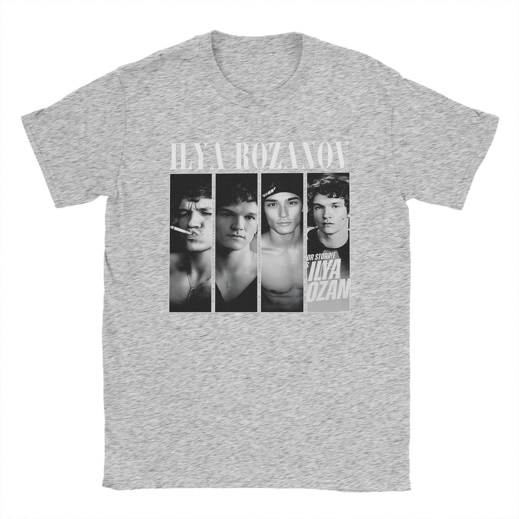 Ilya Rozanov Heated Rivalry TShirt Men Amazing Pure Cotton Tees Round Collar Short Sleeve Mens TShirt Summer Mens Clothing