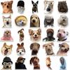 50 Funny Realistic Dog Emoji Stickers - Unique, Non-Repeating Designs for Silly Dog-Themed Decor