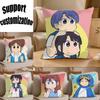 City the Animation Midori Nagumo Square Sofa Pillow Cover Solid Color Living Room Home Decor Cushion Case