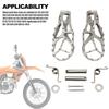 For KTM Motorcycle Foot Pegs Stainless Steel Pedal 125 150 250 SXF XC 350 450 2018 To 2024 Enduro Dirt Bike Modified Accessories