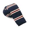 Thicken Knitting Shirt Necktie Fur Men Cravat Simple Striped Knitted Tie  Suit Accessories
