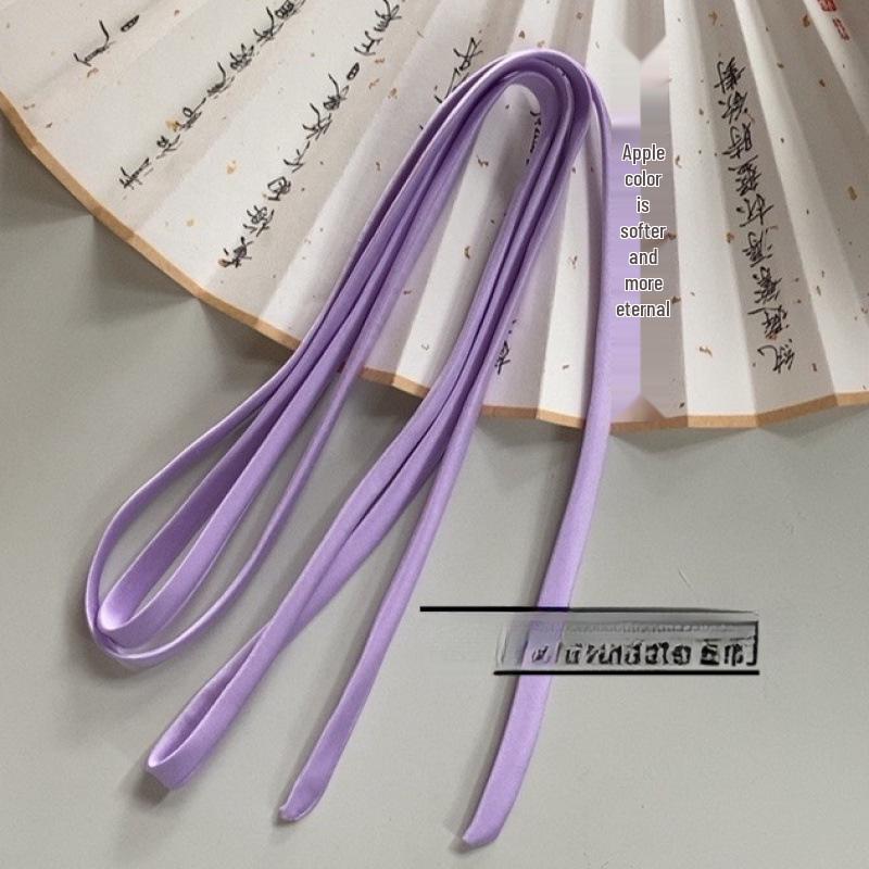 שמלת כלה מסאטן עם שרוכים, פפיון וסרט לשיער, עמידה ורב-תכליתית לכלה