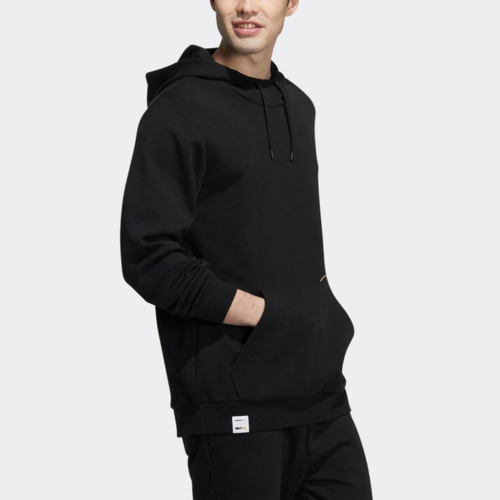 adidas Neo X Smiley Co-Brand Casual Breathable Sports Hoodie Men Hoodie Black HE7955