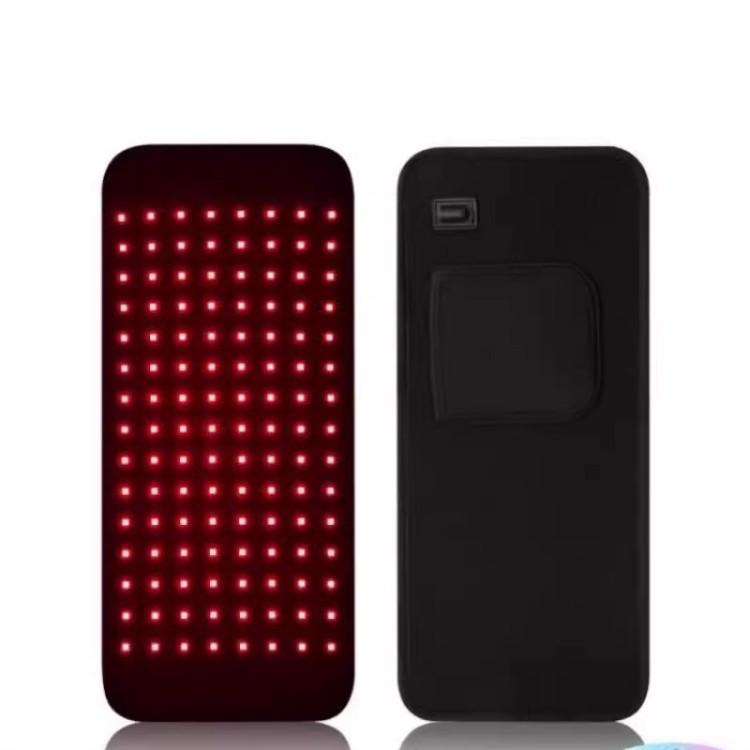 Cross 120 LED Infrared Red Light Therapy Lamp with Vibration Waist Belt and Shoulder & Leg Guard