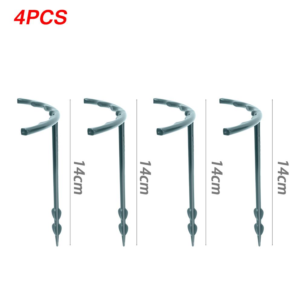 2/4/6PCS Plastic Plant Support Pile Frame Greenhouse Arrangement Semicircle Fixed Rod Indoor Flower Plant Vine Climbing Bracket