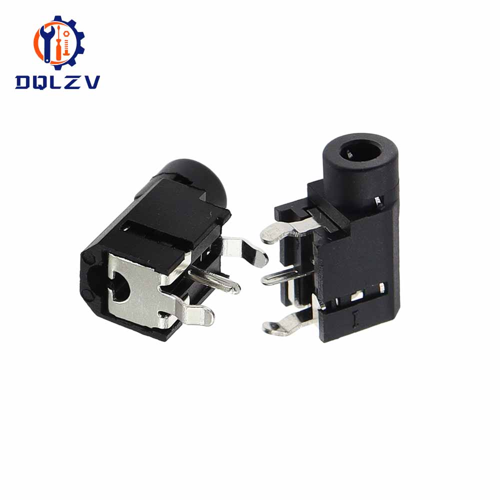PJ-314 Mono-Dual Channel 3.5mm Headphone Socket 3.5 Audio Socket Headphone Holder Connector