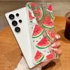 Cartoon Cherry Fruit Pattern Phone Case For Samsung Galaxy S26 S25 S24 S23 Ultra S22 Plus S24 S25 FE Clear Shockproof Soft Cover