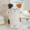 30cm Kawaii Kitten Cookie Plush Pillow Stuffed 3-color Black Brown Cartoon Cat Animal Toy Sleeping Overnight Companion Gift