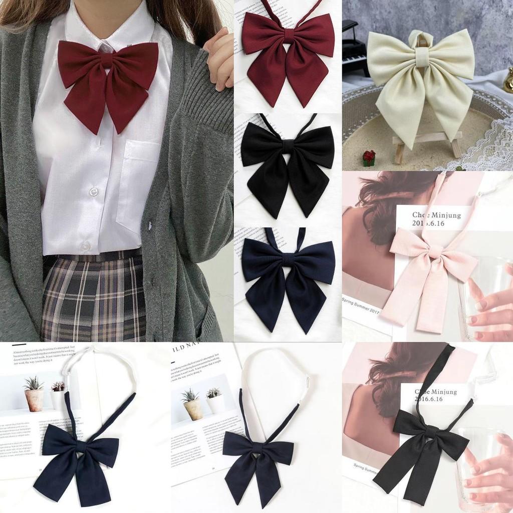 Japanese School Uniform Bow Tie For Girls Polyester Accessory With Elegant Design For Students