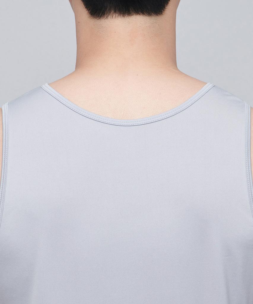 Musinsa Standard [Cooltandard] Men'S Sleeveless Undershirt [Light Gray]