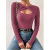 Fashion Fall Casual Womens Yyfs Winter Solid Color Print Long Sleeve Sweaters