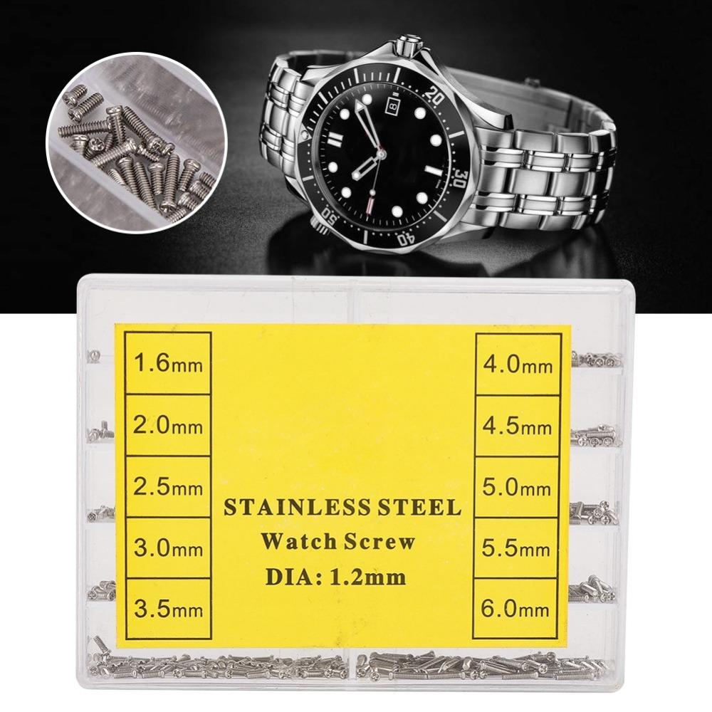 Cross Head Watch Screw 1.6-6.0mm Size Watch Back Screw Stainless Steel Screw  Eyeglass Repair