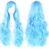 Peluca de Pelo Sintético Largo en Capas Resistente al Calor para Cosplay de Anime Halloween para Mujeres