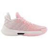 Anta Light Crazy 3 Tessuto Pelle Sintetica Assorbimento degli Urti Antiscivolo Resistente all'Usura Scarpe da Basket Basse Donna sneaker Rosa Bianco 122221608-3