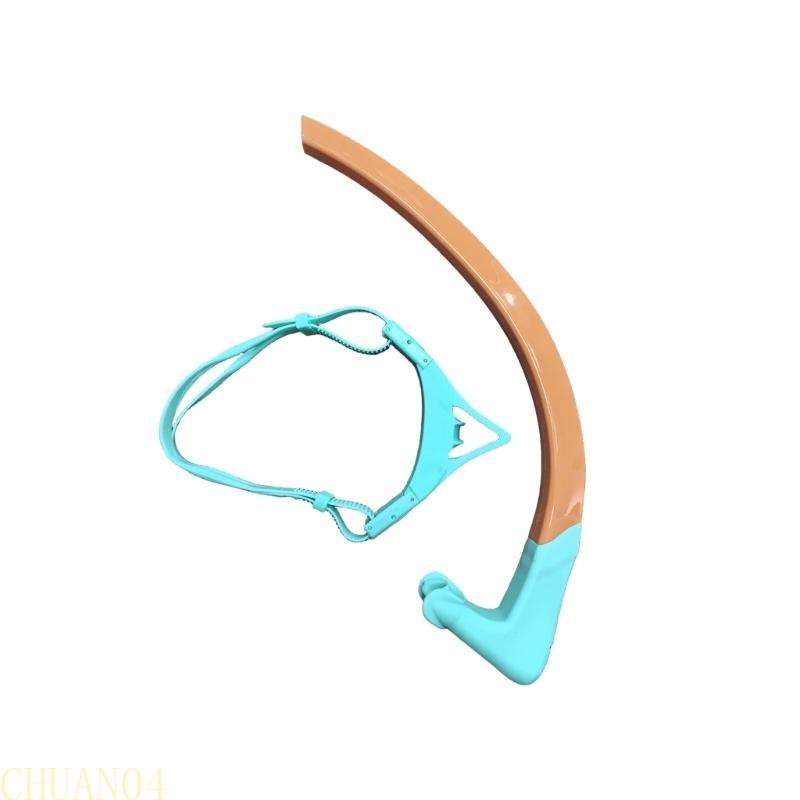 A1A2 Front Diving Swimming Snorkel Swimming Training Snorkel Comfortable Swimming Underwater Air Breathing Hose Enduring