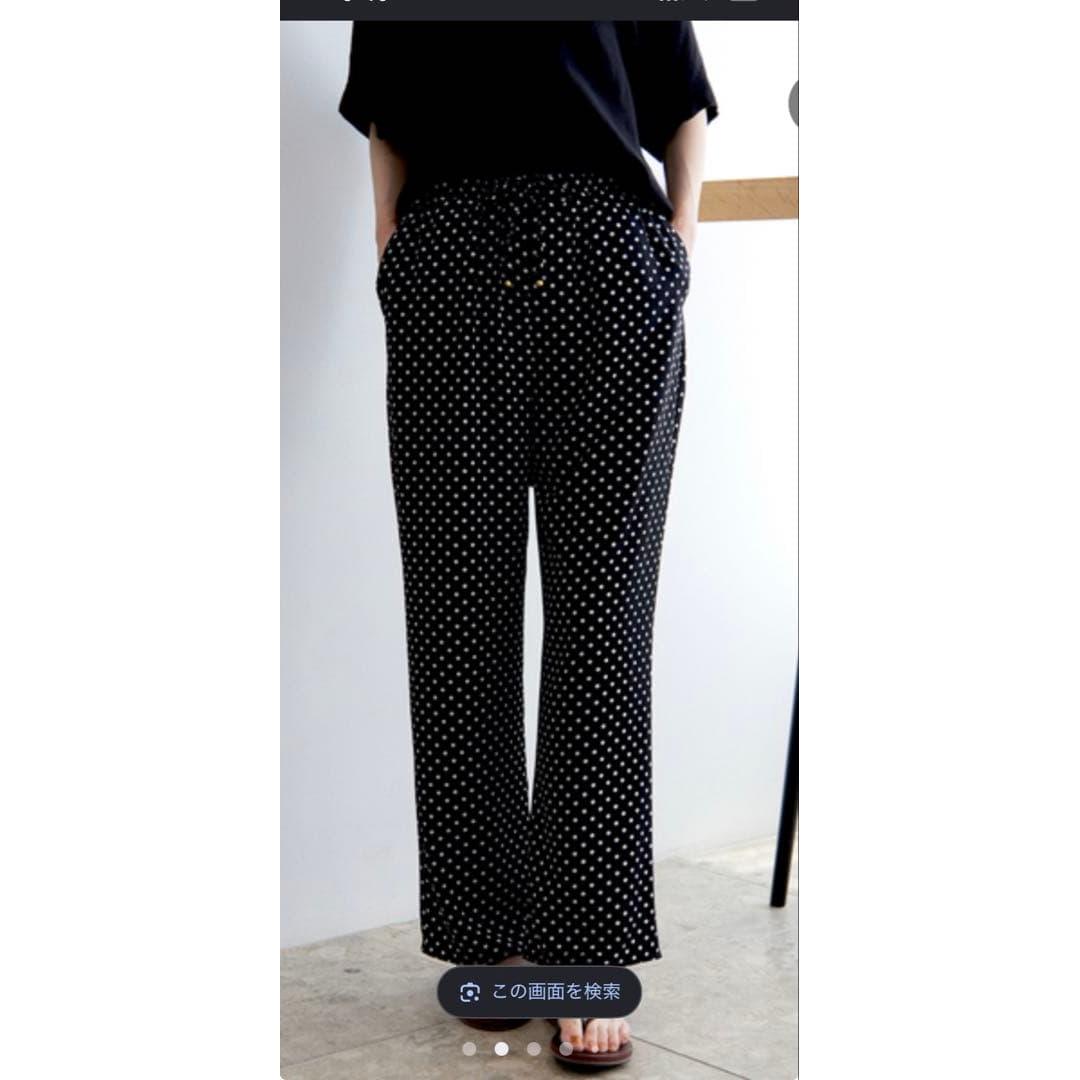 Good condition SLOBE IENA PE dot easy pants